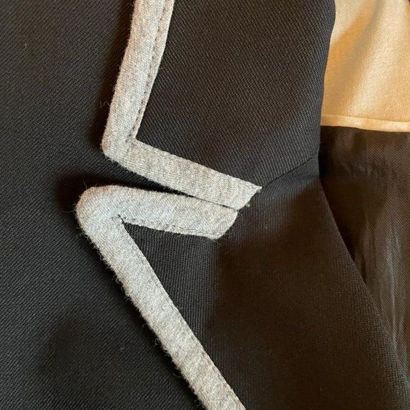 Black Blazer with Grey Trim by the Gap - Picture 7 of 7